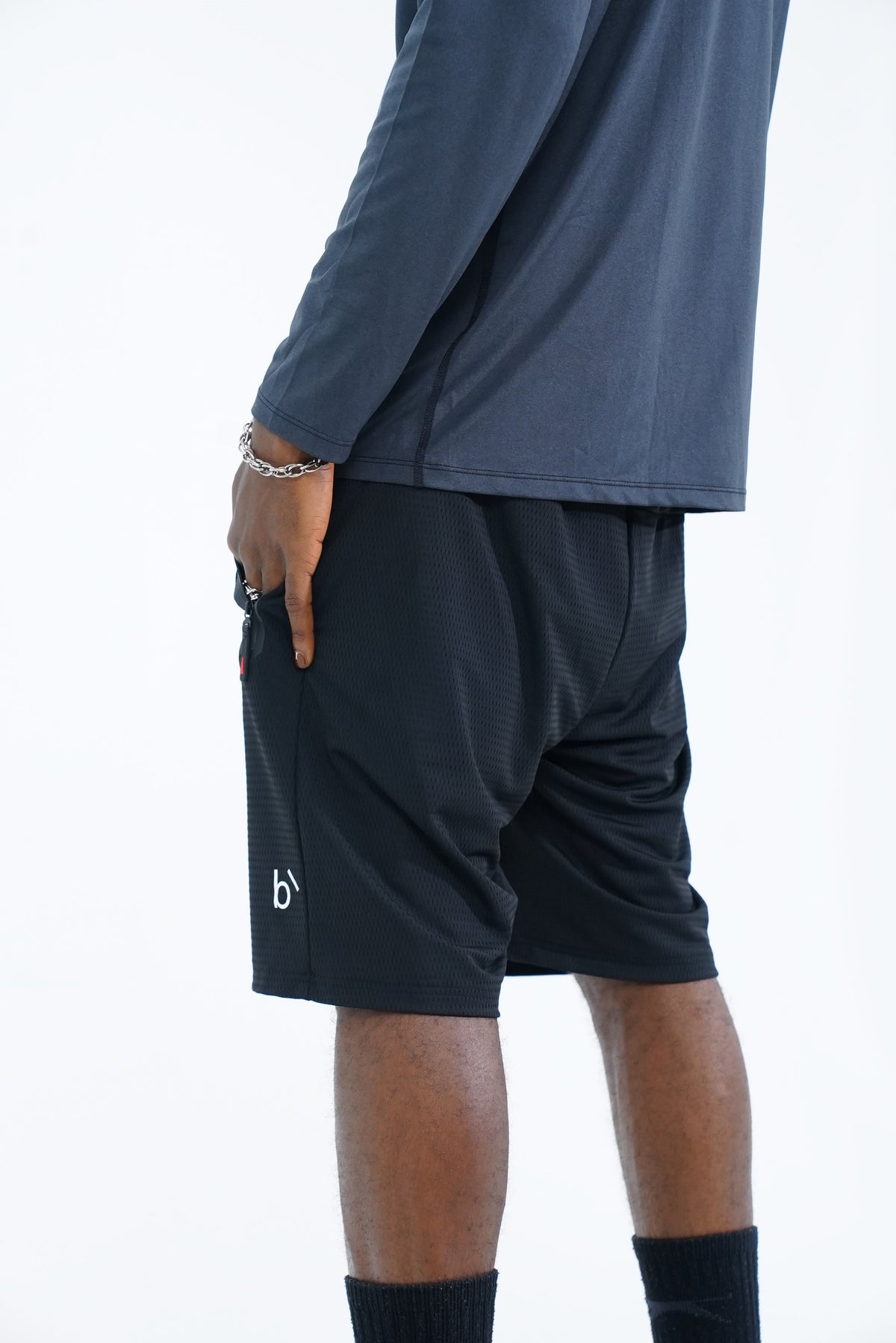 essential half zip long sleeve Basics Lagos